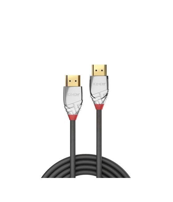 Lindy 37872 cable HDMI 2 m HDMI tipo A (Estándar) Gris, Plata