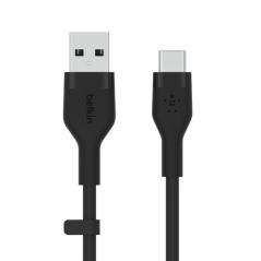 Usb-a to usb-c_silicon 1m black - Imagen 1