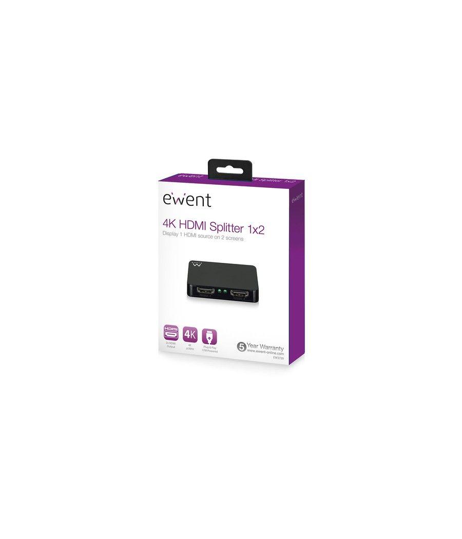 Ewent Divisor 4K HDMI 1x2 High Speed - Imagen 4