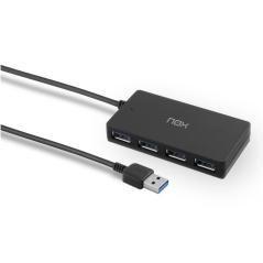 NOX hub de 4 puertos usb 3.0 - Imagen 1