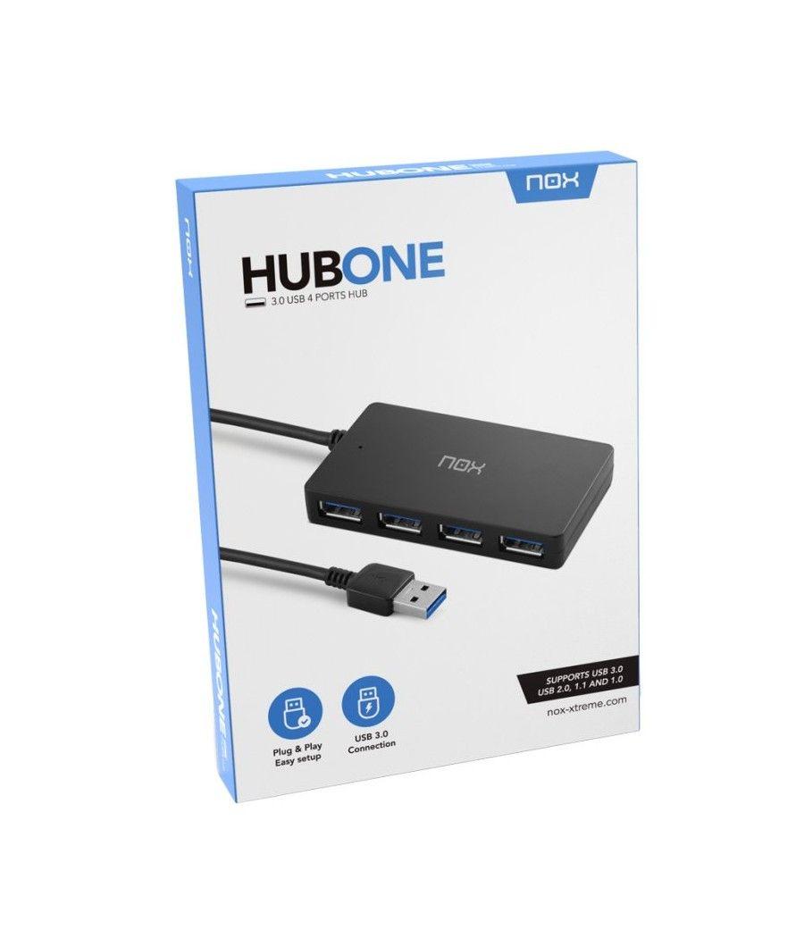 NOX hub de 4 puertos usb 3.0 - Imagen 2