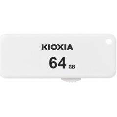 Memoria usb 2.0 kioxia 64gb u203 blanco - Imagen 1