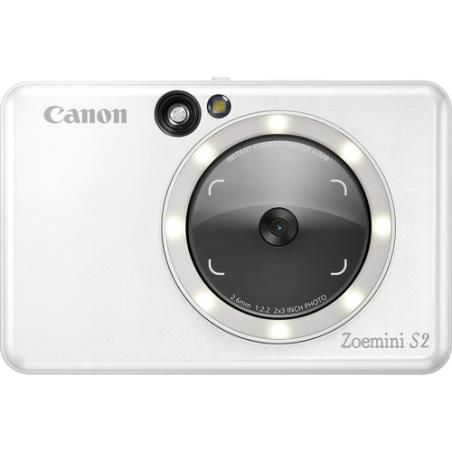 Camara impresora instantanea canon zoemini s2 blanco perla -  8mp -  bluetooth -  capacidad 10 hojas - Imagen 1