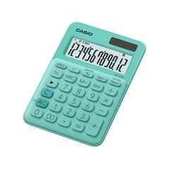 Calculadora casio ms-20uc-gn sobremesa 12 dígitos tax +/- color verde - Imagen 1