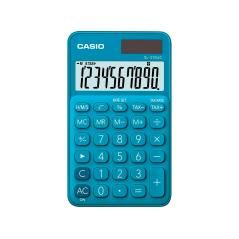 Calculadora casio sl-310uc-bu bolsillo 10 dígitos tax +/- tecla doble cero color azul - Imagen 1