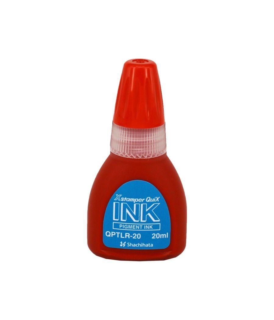 Tinta x'stamper quix para sellos roja bote de 20 ml - Imagen 1