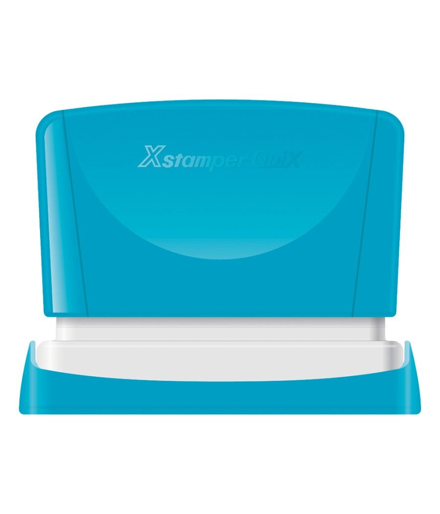 Sello x'stamper quix personalizable color azul medidas 4x60 mm q-05 - Imagen 1