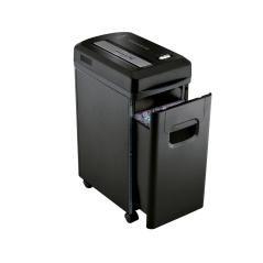 Destructora de documentos q-connect kf15547 capacidad de corte 8 h destruye grapas clips y tarjetas papelera 15l - Imagen 1