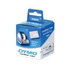 Etiqueta adhesiva dymo 99010 -tamaño 89x28 mm para impresora 400 130 etiquetas uso direcciónes caja de 2 - Imagen 1