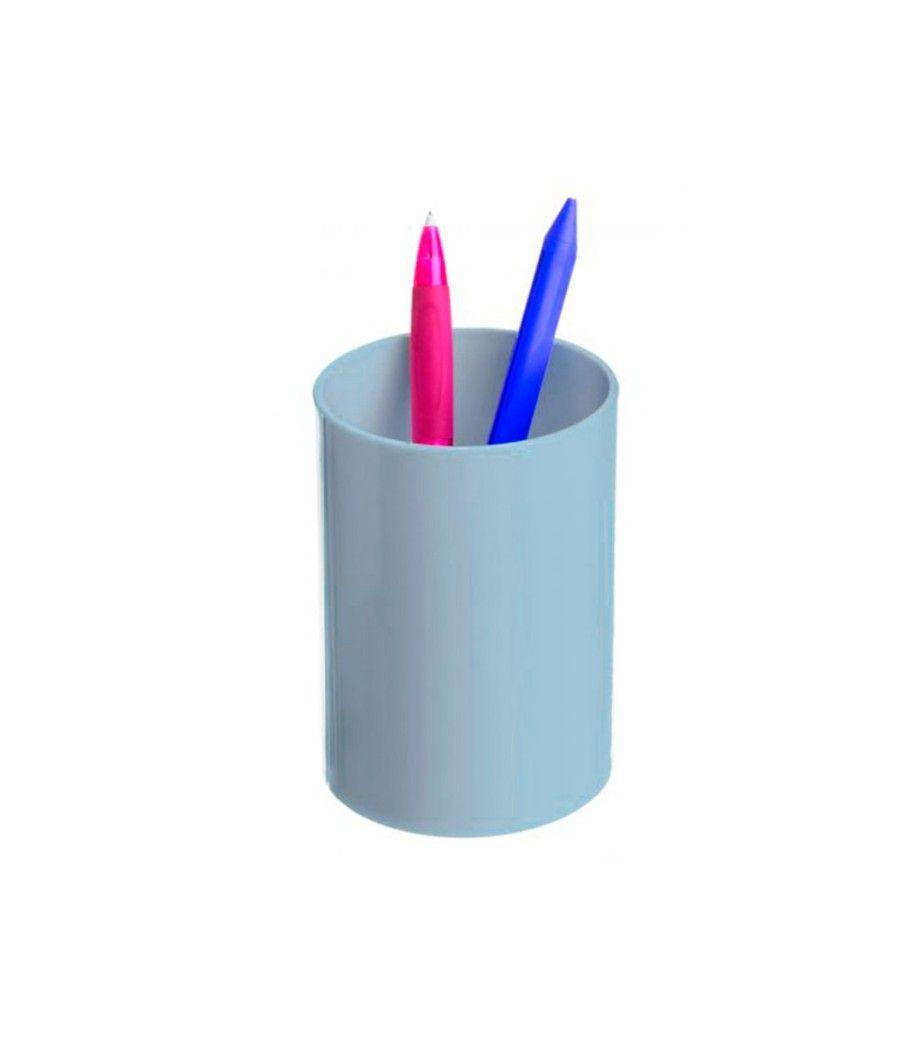 Cubilete portalápices archivo 2000 ecogreen 100% reciclado color azul pastel - Imagen 1