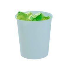 Papelera plástico archivo 2000 ecogreen 100% reciclada 18 litros color azul pastel - Imagen 1
