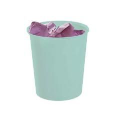 Papelera plástico archivo 2000 ecogreen 100% reciclada 18 litros color verde pastel - Imagen 1