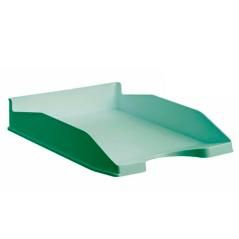 Bandeja sobremesa archivo 2000 ecogreen plástico 100% reciclado apilable formatos din a4 y folio color verde - Imagen 1
