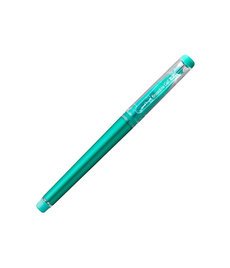 Rotulador uni-ball roller uf-222 tinta gel borrable 0,7 mm verde - Imagen 1