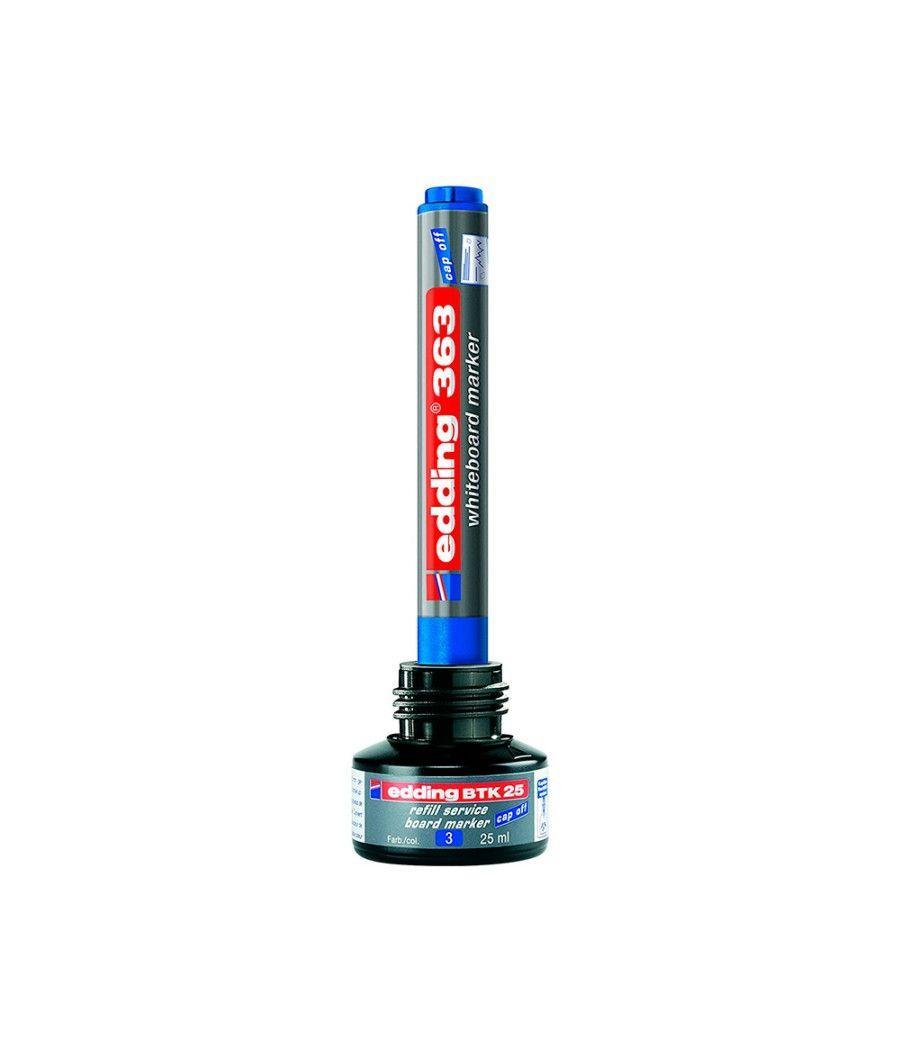 Tinta rotulador edding pizarra blanca btk-25 color azul frasco de 25 ml - Imagen 1