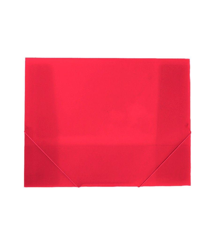 Carpeta liderpapel portadocumentos polipropileno dina4 rojo translucido lomo 50 mm - Imagen 1