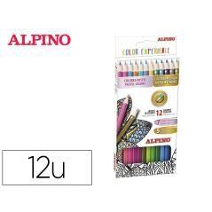 Lápices de colores alpino experience mina premium 3,3 mm special colors caja de 12 colores surtidos - Imagen 1