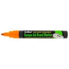 Rotulador artline pizarra epd-4 color naranja fluorescente opaque ink board punta redonda 2 mm - Imagen 1
