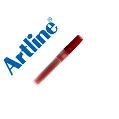 Recambio rotulador artline clix permanente ek-73 rojo - Imagen 1