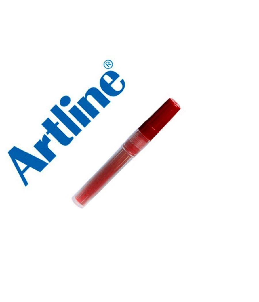 Recambio rotulador artline clix permanente ek-73 rojo - Imagen 1