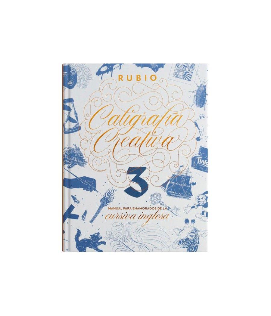 Libro de caligrafia rubio creativa 3 manual para enamorados de la cursiva inglesa 120 paginas tapa dura - Imagen 1