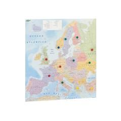 Mapa mural faibo europa plastificado enrollado 110x98 cm - Imagen 1