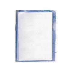 Carpeta dossier uñero plástico q-connect folio 120 micras transparente - Imagen 1