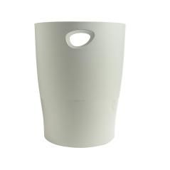 Papelera plástico exacompta ecoblack gris 15 litros - Imagen 1