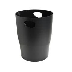 Papelera plástico exacompta ecoblack negro 15 litros - Imagen 1