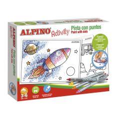 Juego alpino didactico activity pinta con puntos - Imagen 1