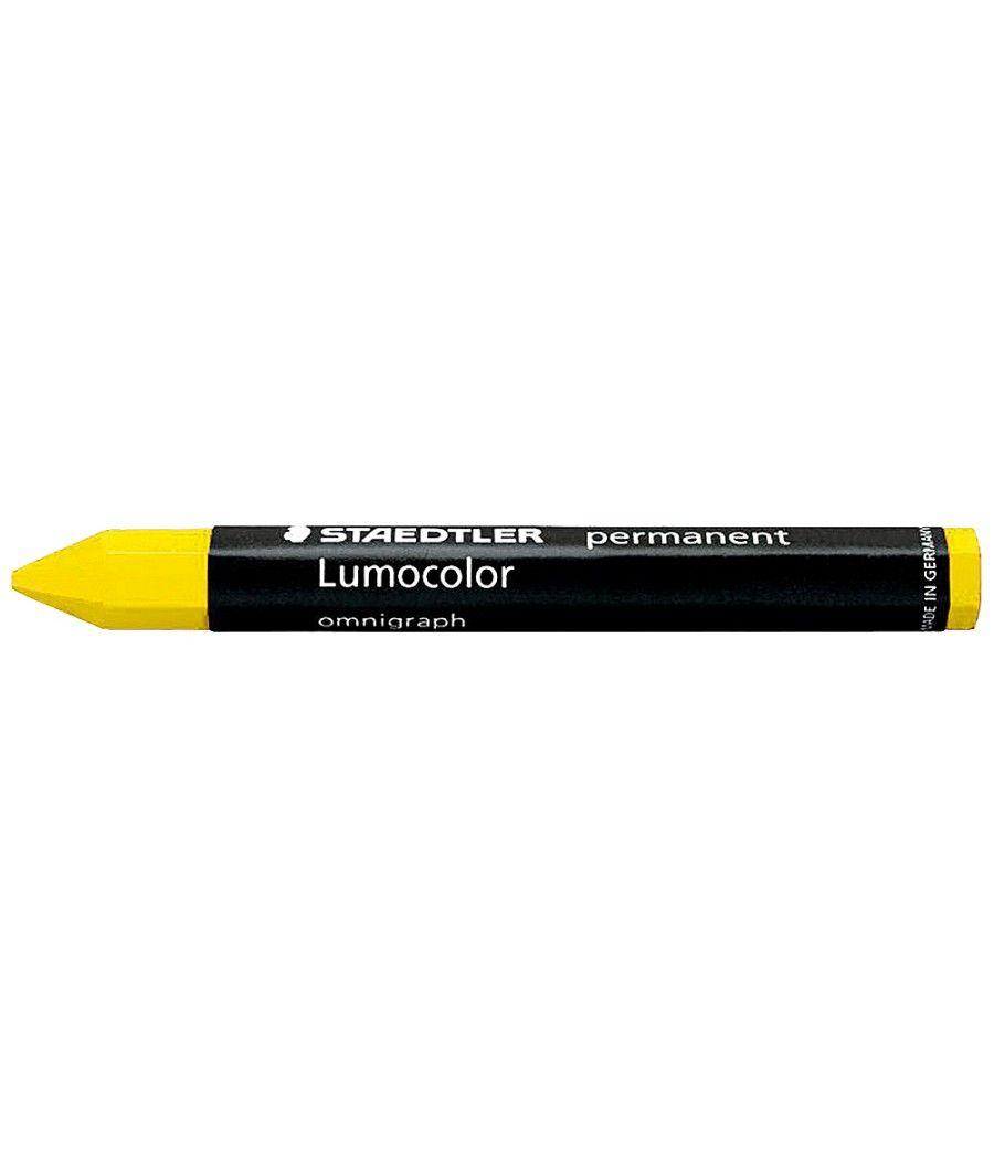 Cera staedtler para marcar amarillo lumocolor permanente omnigraph 236 caja de 12 unidades - Imagen 1