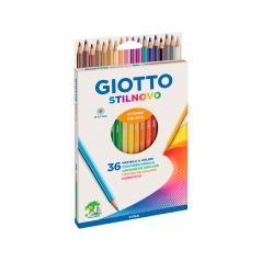 Lápices de colores giotto stilnovo caja de 36 colores surtidos - Imagen 1