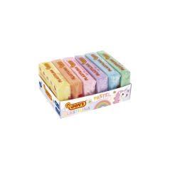 Plastilina jovi 70 tamaño pequeño caja de 6 unidades colores pastel surtidos 50g - Imagen 1