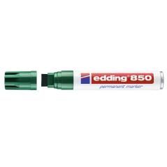 Rotulador edding marcador permanente 850 verde punta biselada 5-15 mm recargable - Imagen 1