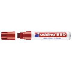 Rotulador edding marcador permanente 850 rojo punta biselada 5-15 mm recargable - Imagen 1