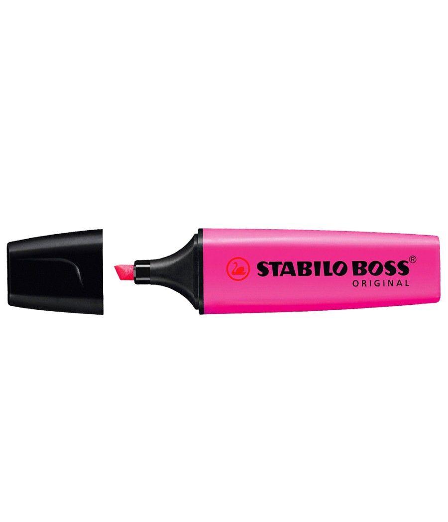 Rotulador stabilo boss fluorescente 70 magenta - Imagen 1