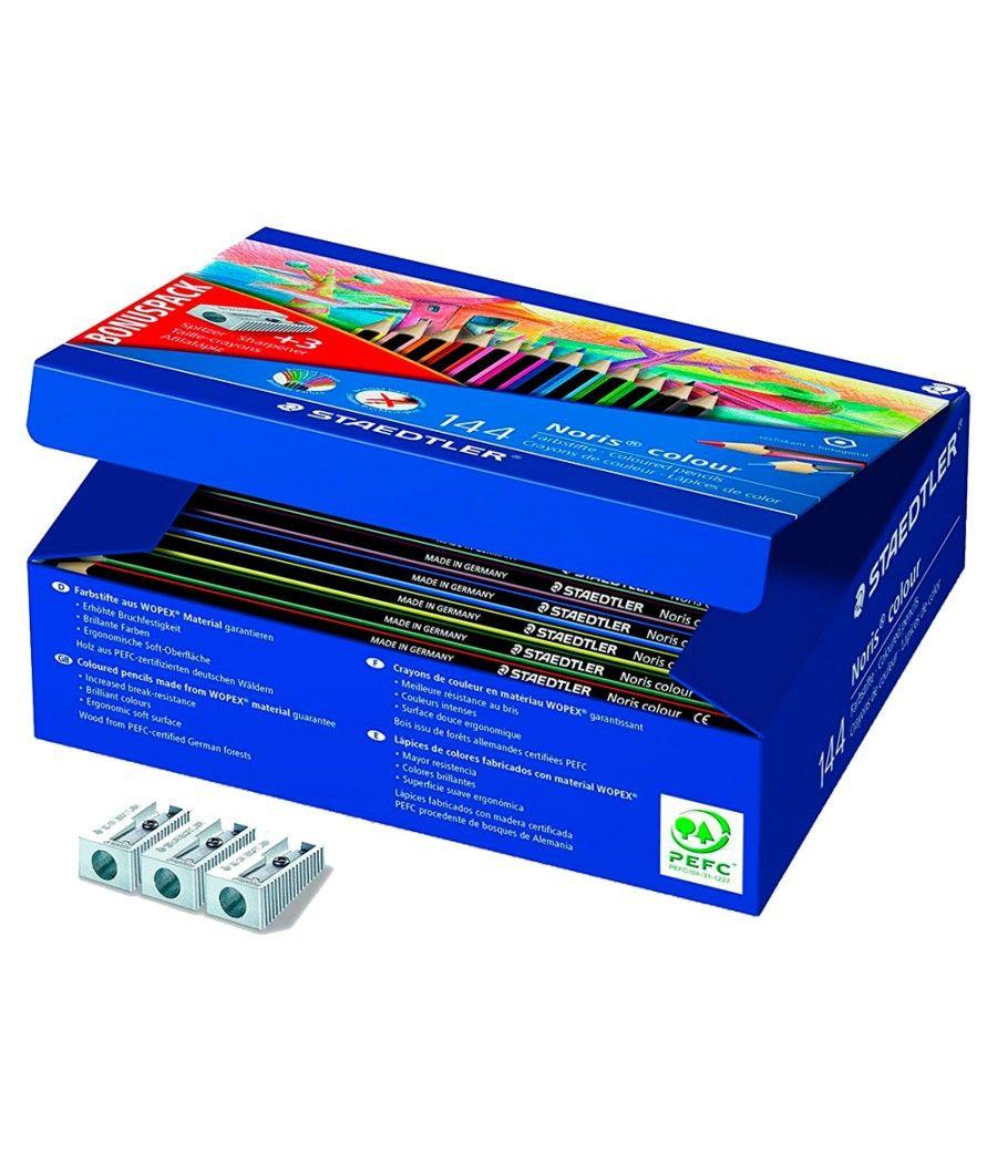 Lápiz de color staedtler wopex ecologico caja de 144 unidades surtidas 12 colores surtidos - Imagen 1