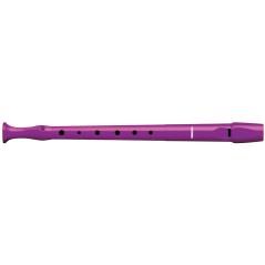 Flauta hohner 9508 color violeta funda verde y transparente - Imagen 1