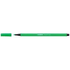 Rotulador stabilo acuarelable pen 68 verde neon 1 mm - Imagen 1