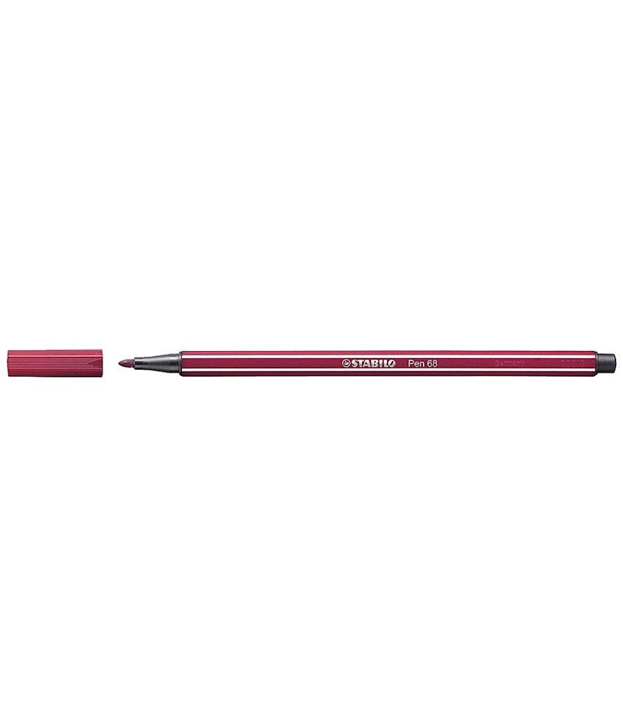 Rotulador stabilo acuarelable pen 68 purpura 1 mm - Imagen 1