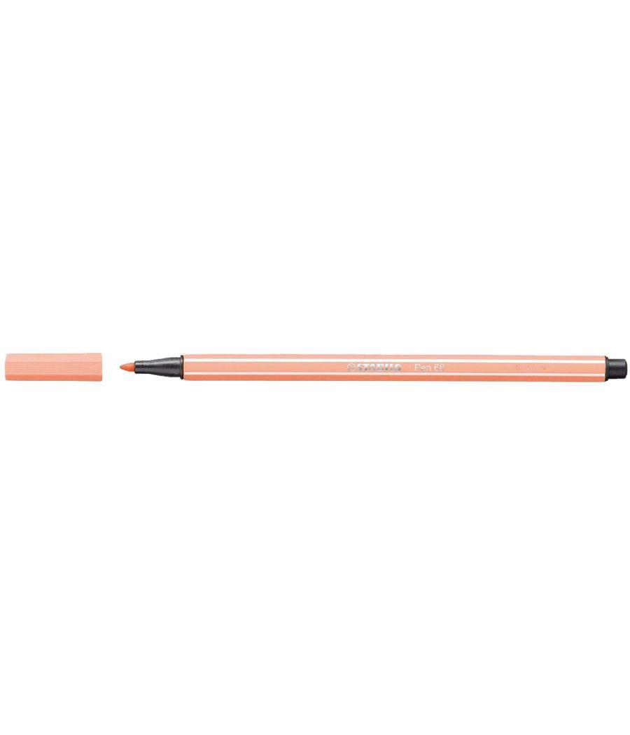 Rotulador stabilo acuarelable pen 68 carne claro 1 mm - Imagen 1