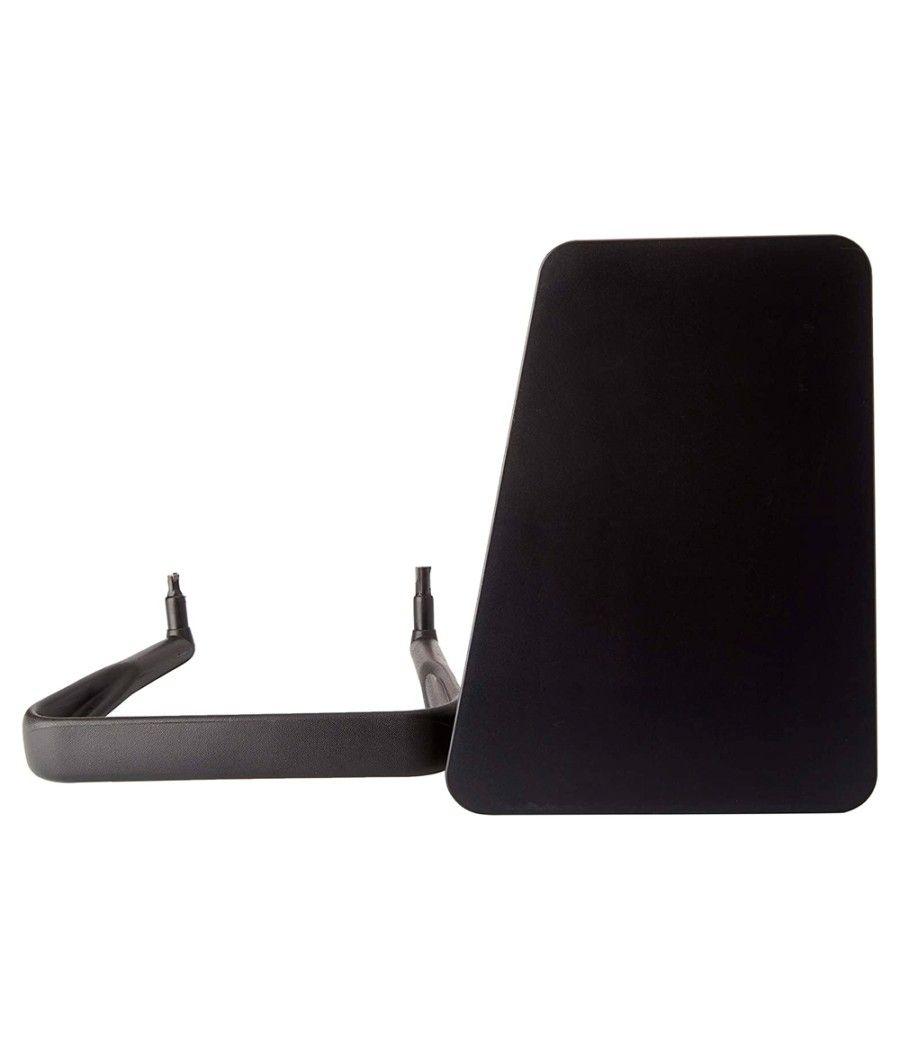 Pala escritura rocada derecha para silla confidente plegable pvc 34x20 cm color negro - Imagen 1