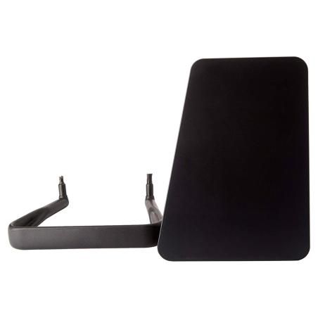 Pala escritura rocada derecha para silla confidente plegable pvc 34x20 cm color negro - Imagen 1