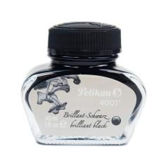 Tinta estilográfica pelikan 4001 negro brillante frasco 30 ml - Imagen 1