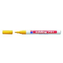 Rotulador edding punta fibra 751 amarillo punta redonda 1-2 mm - Imagen 1