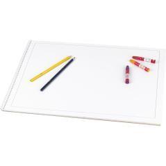 Bloc dibujo liderpapel lineal espiral 460x325mm 20 hojas 180 g/m2 con recuadroperforado - Imagen 1