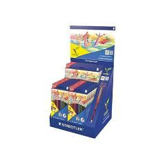 Lápices de colores staedtler noris colour 185 expositor de 20 cajas de 12 colores y 5 cajas de 24 colores - Imagen 1