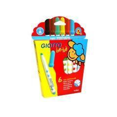 Rotulador giotto super bebe caja de 6 colores surtidos - Imagen 1