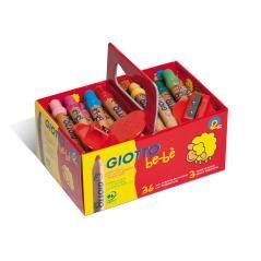 Lápices de colores giotto bebe super schoolpack de 36 unidades + 3 sacapuntas - Imagen 1