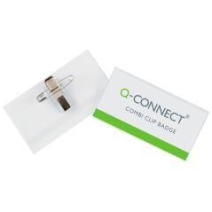 Identificador q-connect con pinza e imperdible kf17458 54x90 mm - Imagen 1